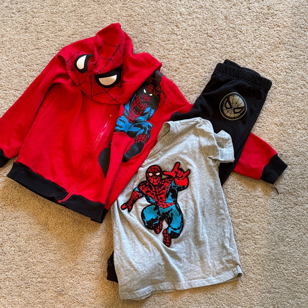 Spider-Man Hoodie and T-Shirt Set